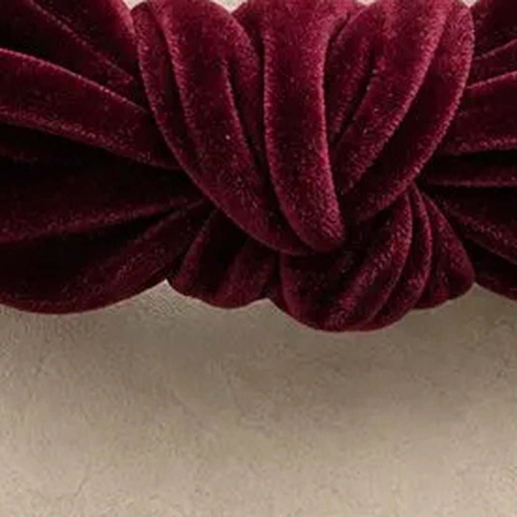 Knotted Velvet Hair Band N°20 — Iconic