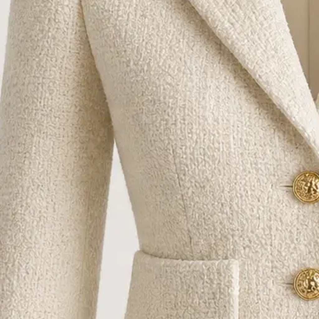Structured Boucle Wool Blazer Muse