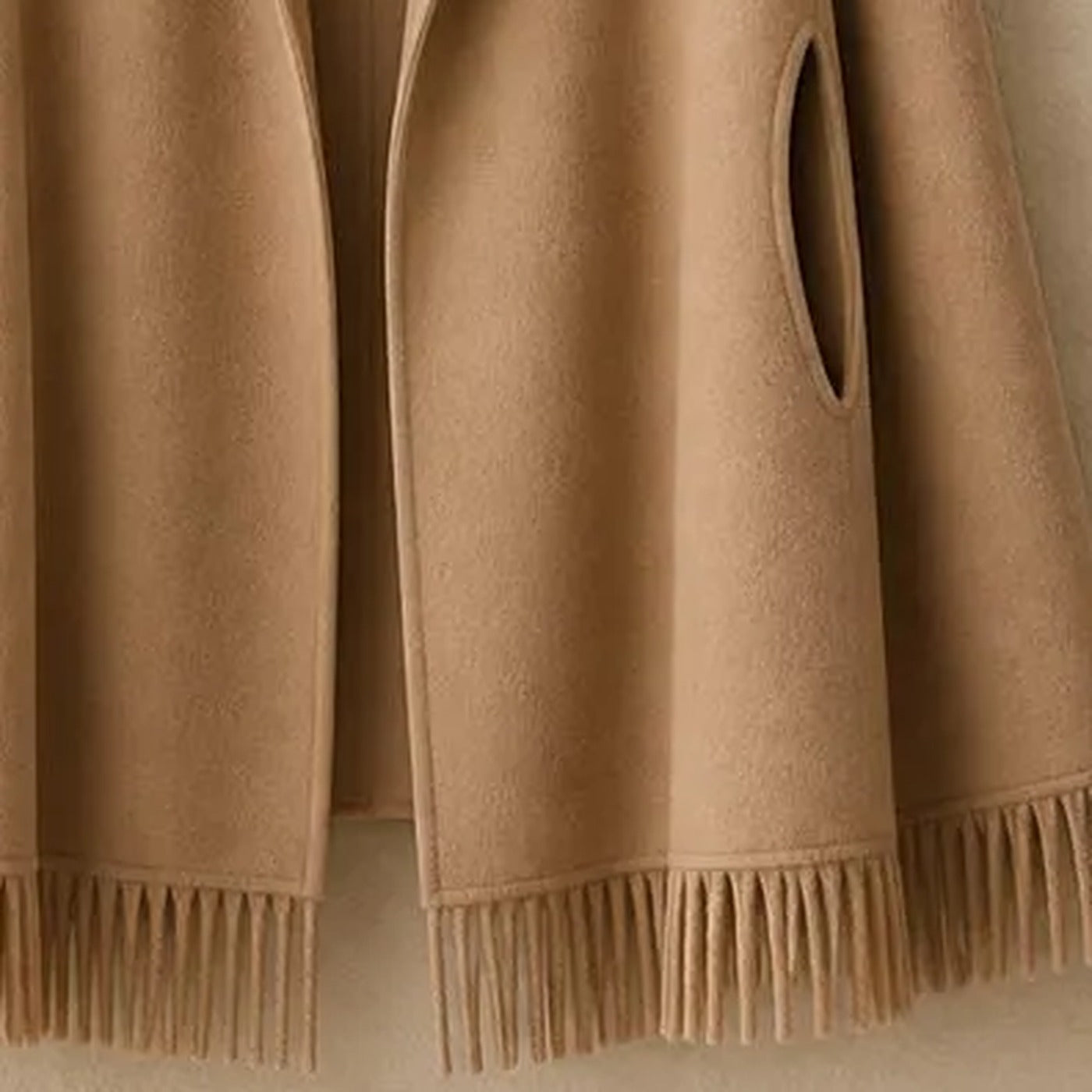 Oversized Pure Wool Cape N°11