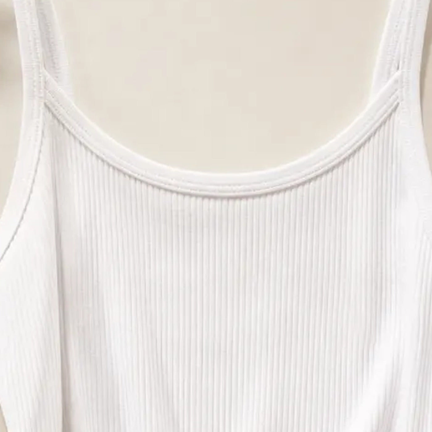 Ribbed Cotton Tank Top N°10