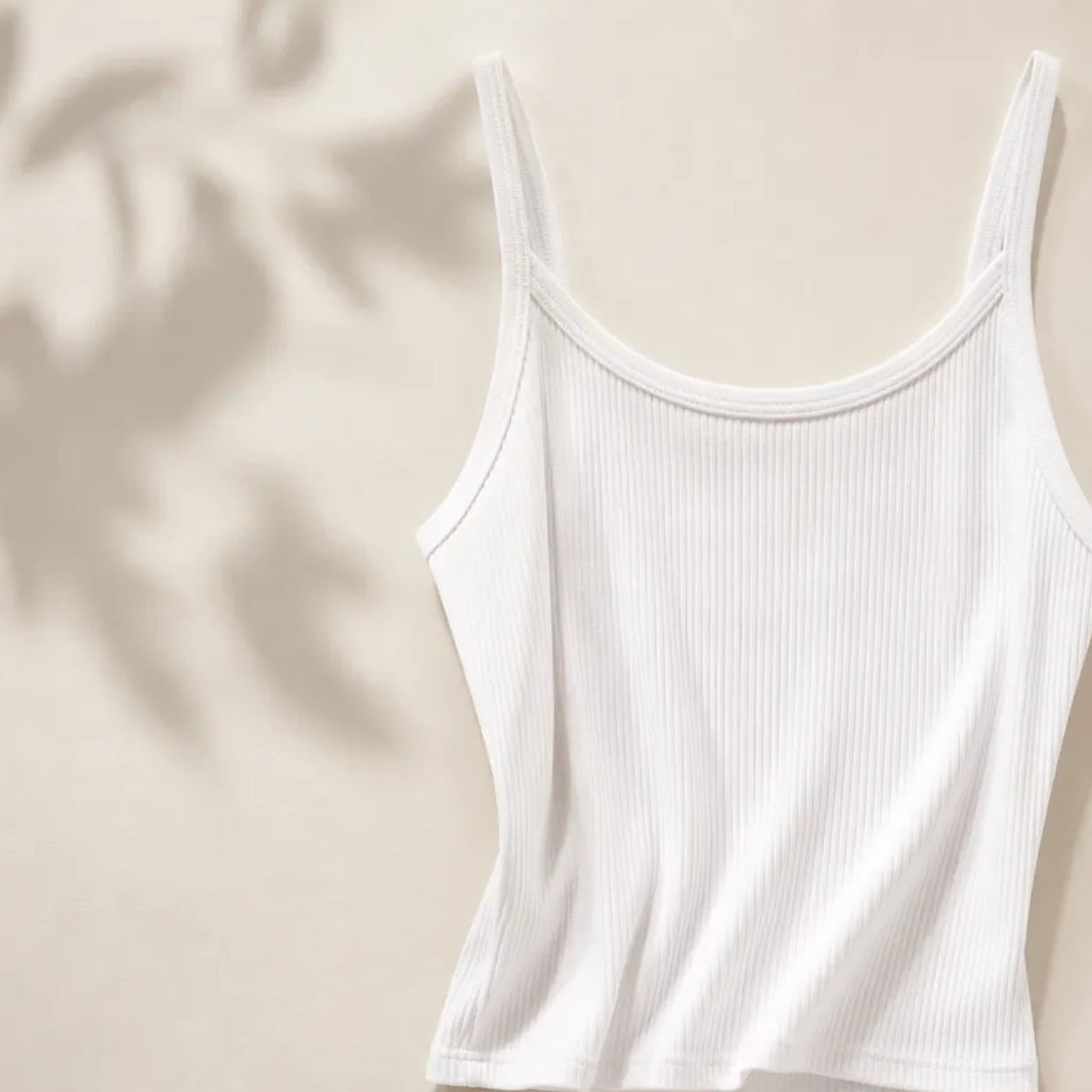 Ribbed Cotton Tank Top N°10