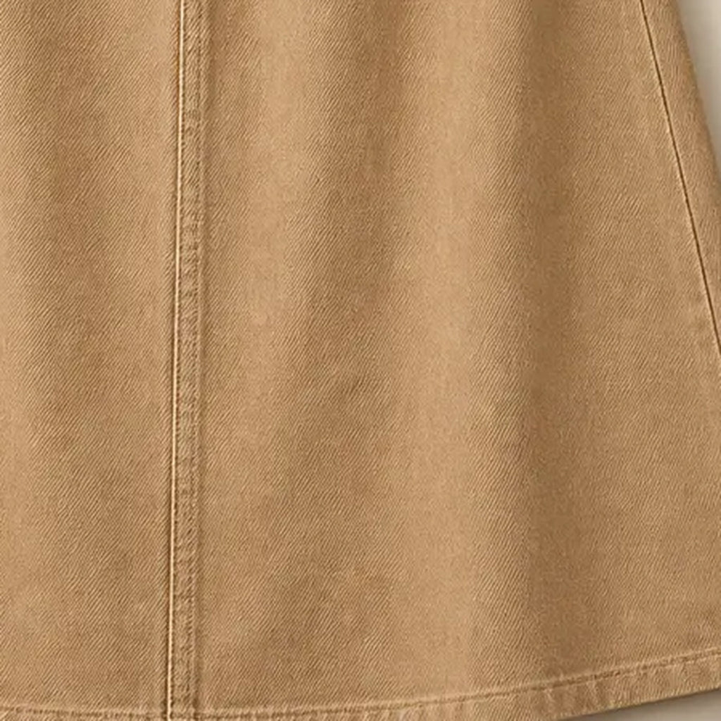 Signature Denim Trapeze Mini Skirt