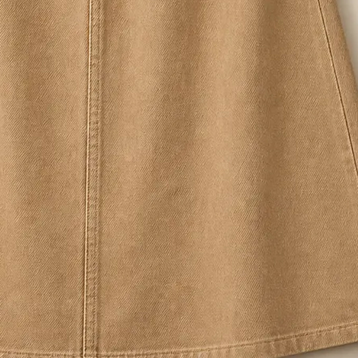 Signature Denim Trapeze Mini Skirt