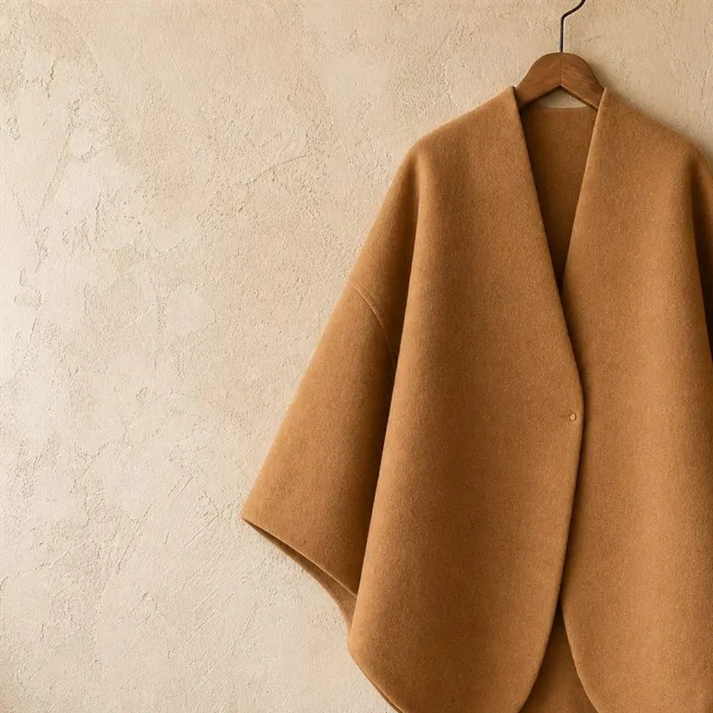 Cocoon Coat in Blended Cashmere