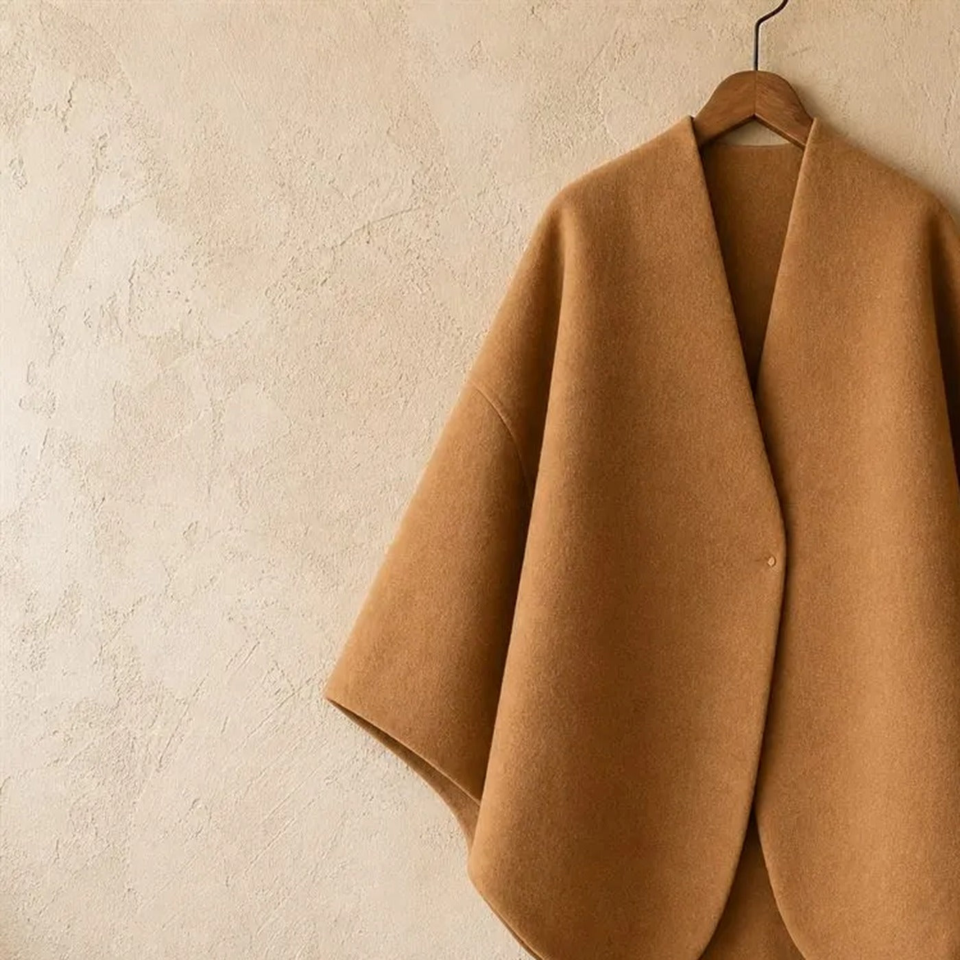 Cocoon Coat in Blended Cashmere