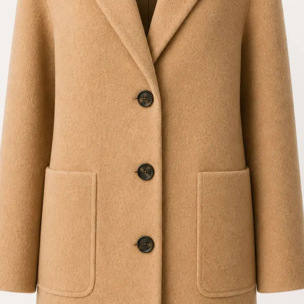 Short Wool and Cashmere Coat — Iconic