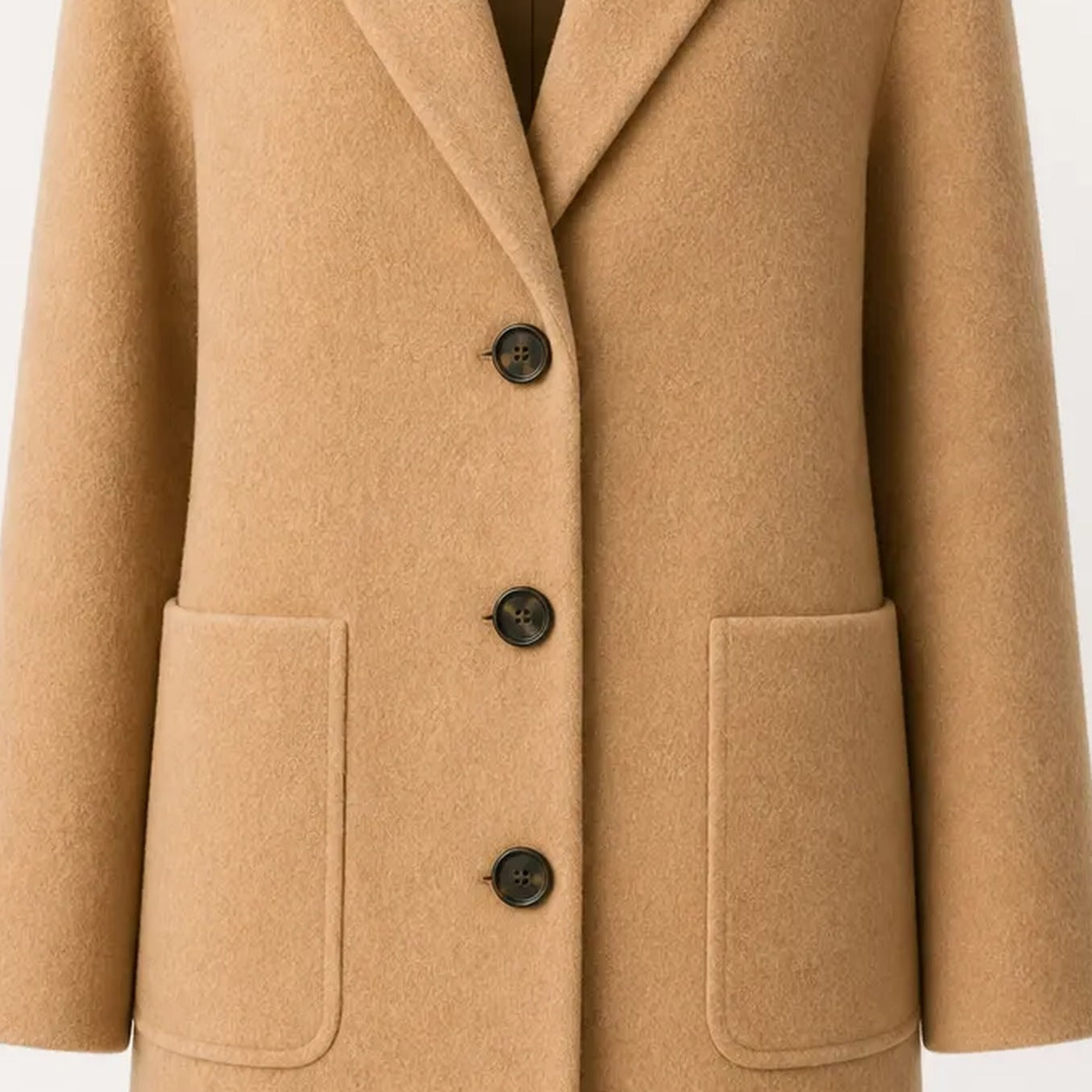 Short Wool and Cashmere Coat — Iconic