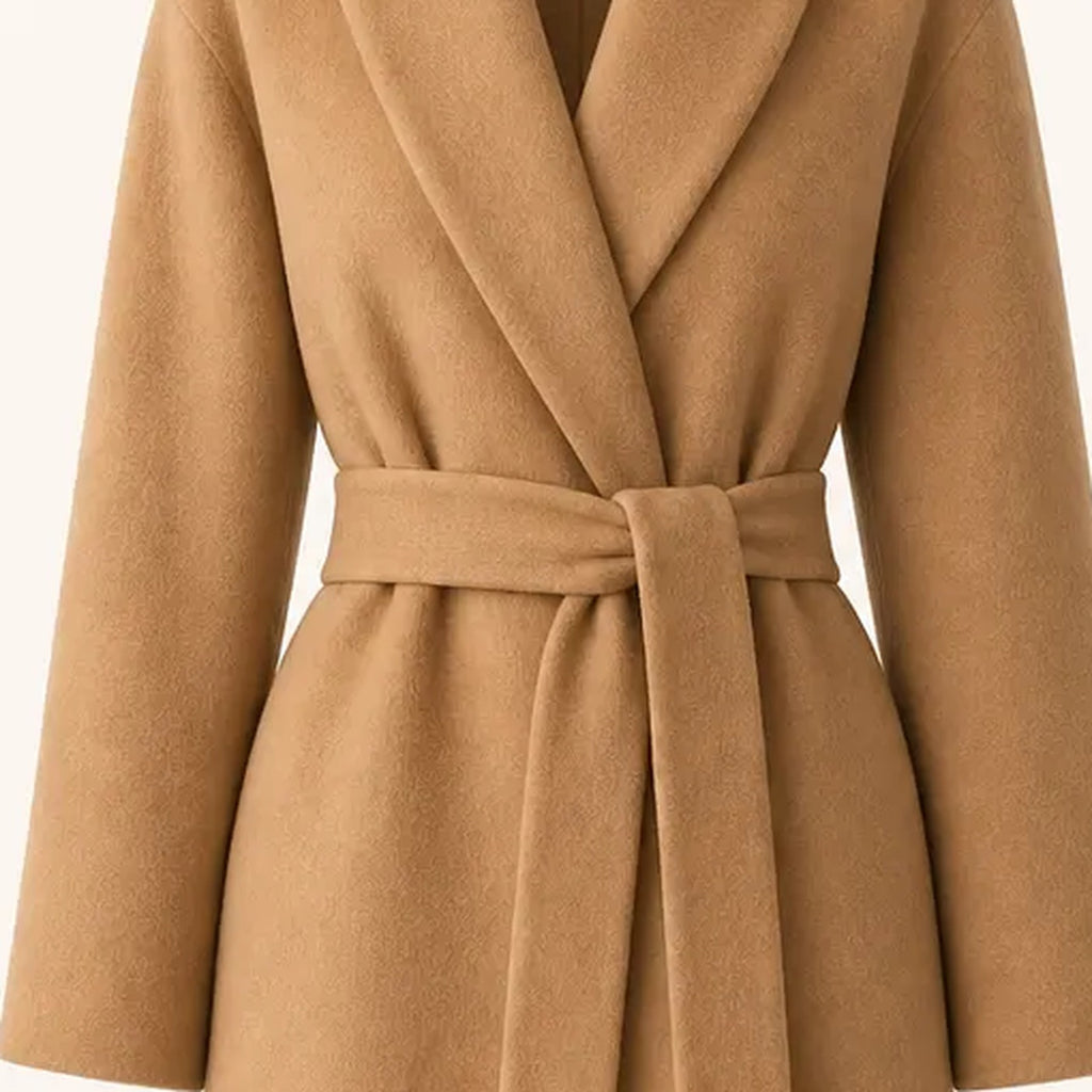 Long Wool-Cashmere Robe Coat N°01 — Iconic