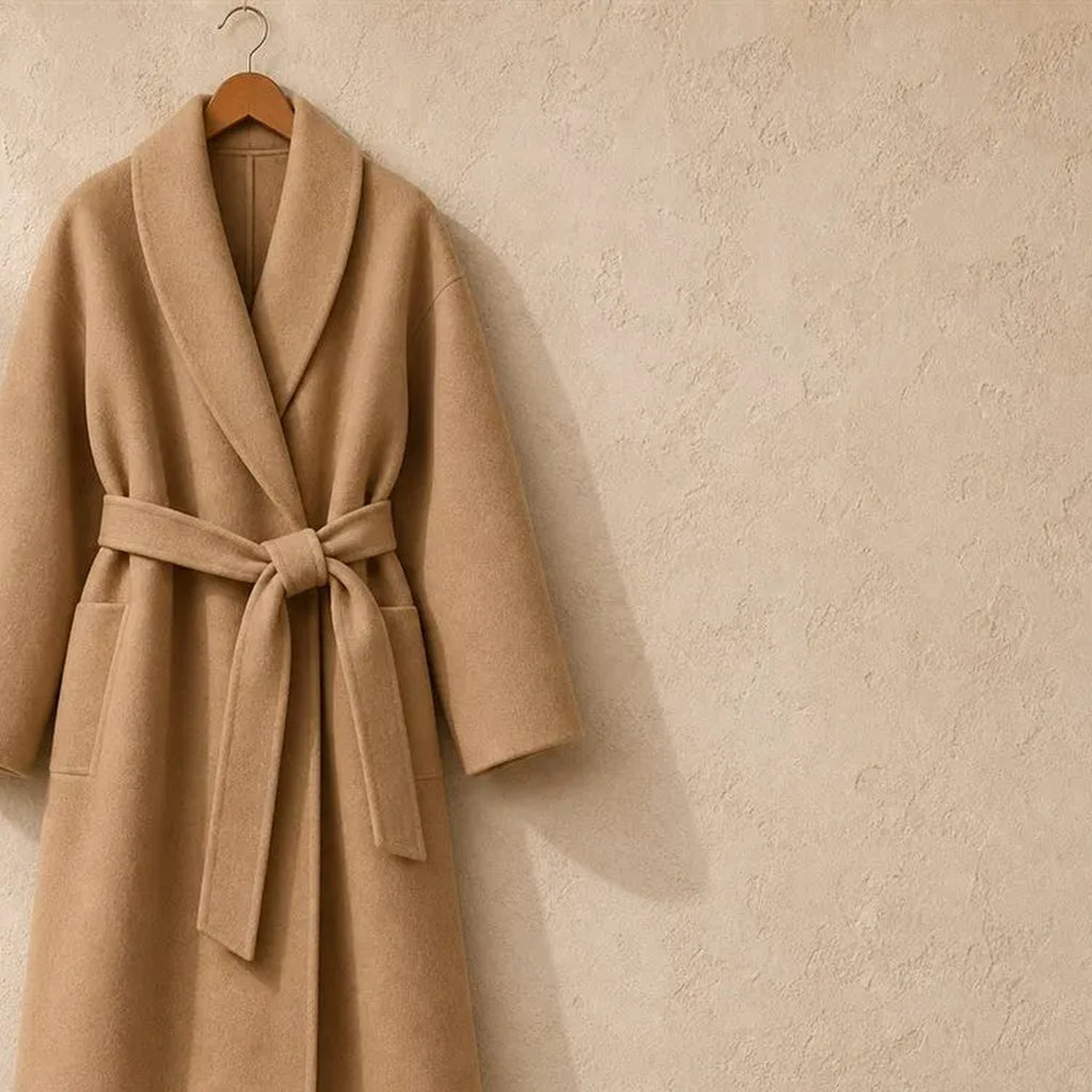 Signature Oversized Belted Robe Coat