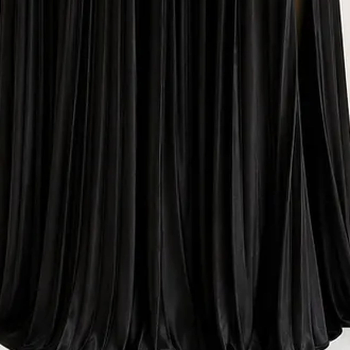 Long Pleated Satin Dress N°13
