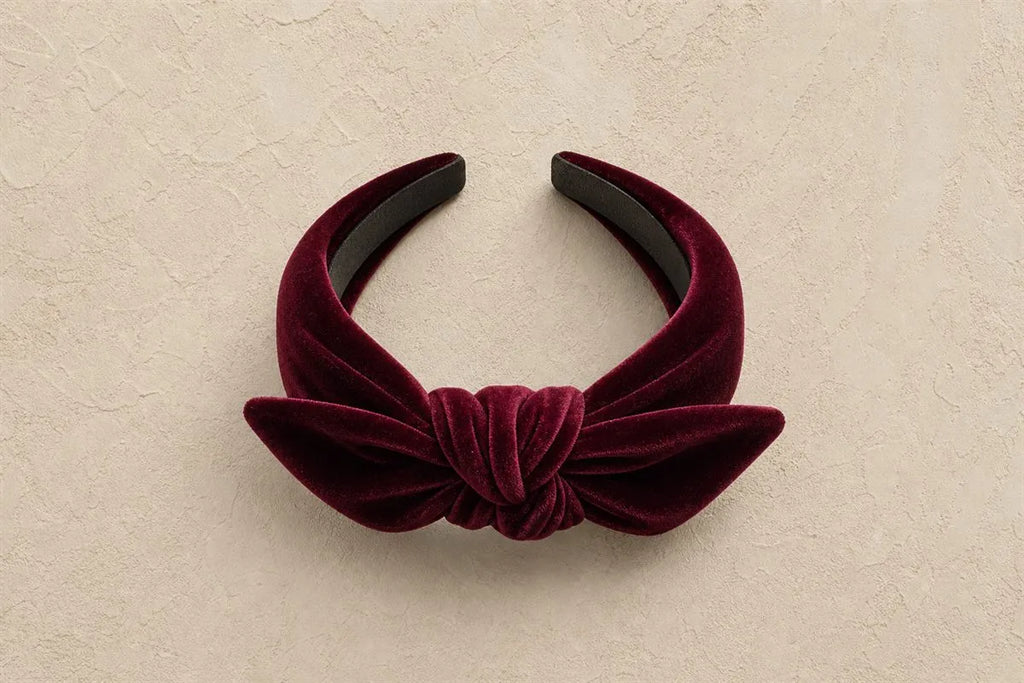 Knotted Velvet Hair Band N°20 — Iconic