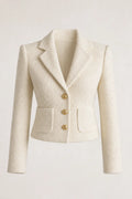 Structured Boucle Wool Blazer Muse