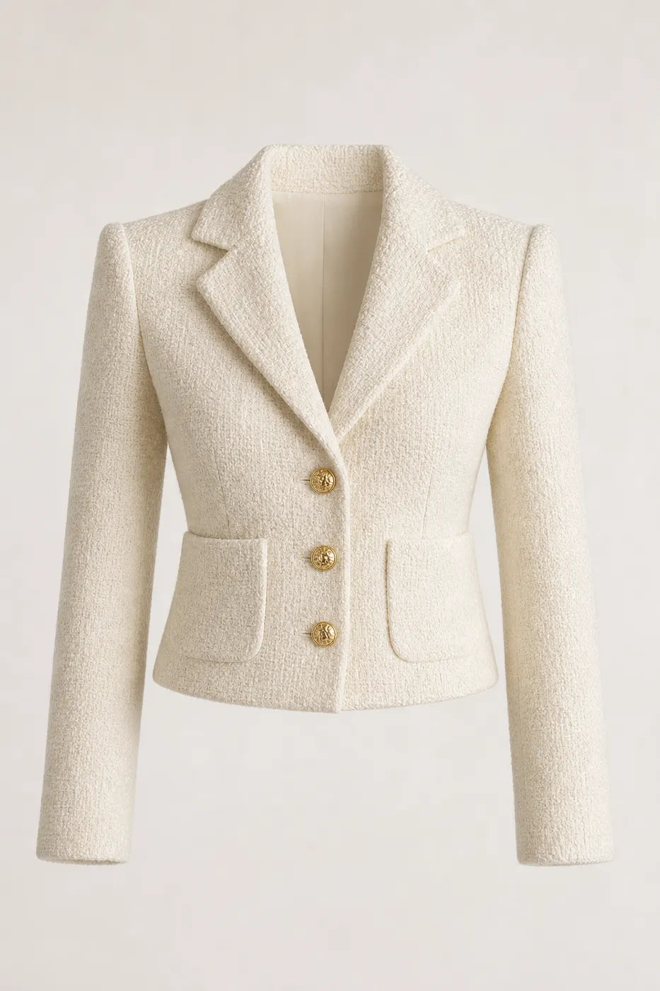 Structured Boucle Wool Blazer Muse