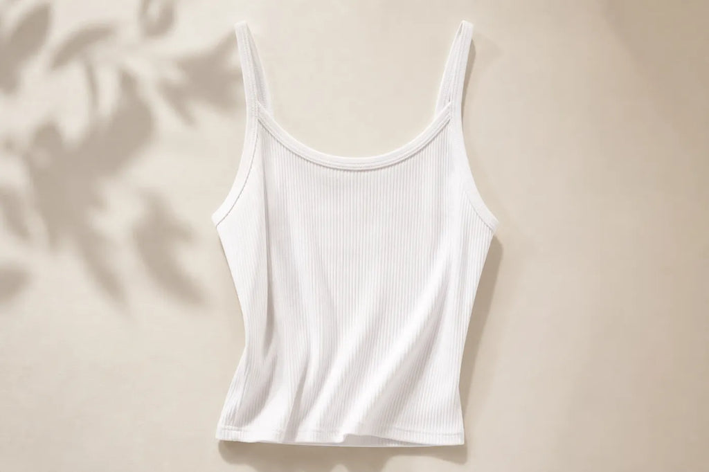 Ribbed Cotton Tank Top N°10
