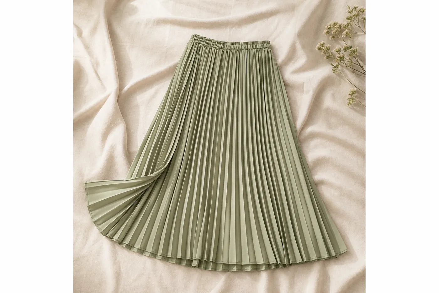 Pleated Midi Skirt — Iconic