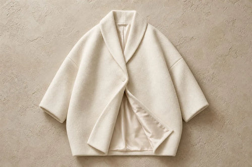 Cocoon Coat in Blended Cashmere