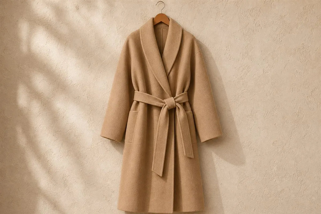 Signature Oversized Belted Robe Coat