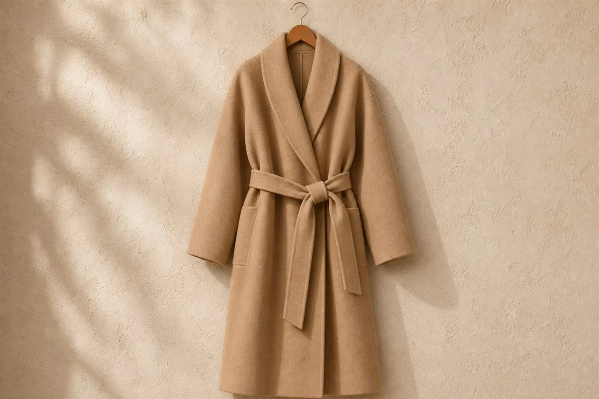 Signature Oversized Belted Robe Coat