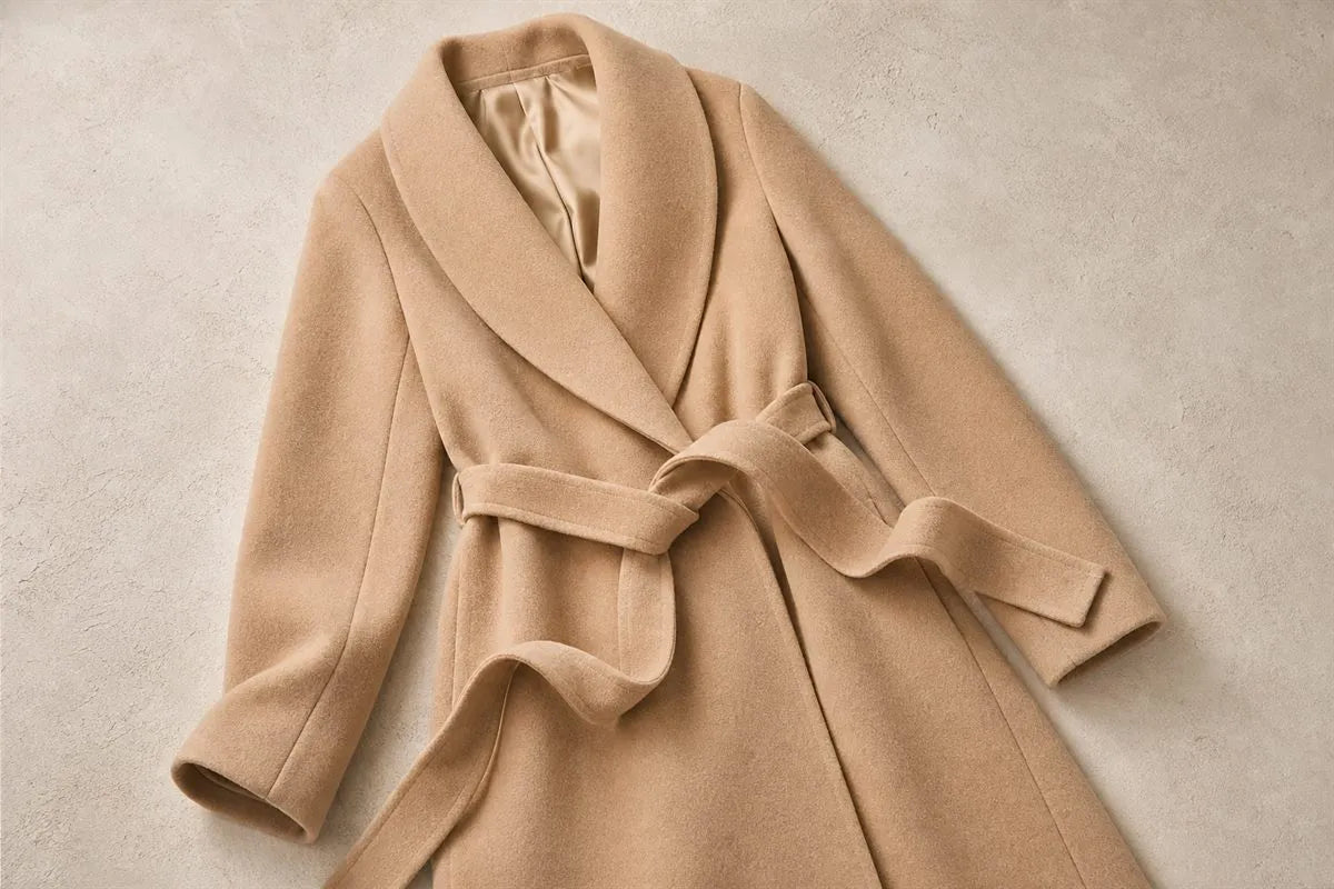 Signature Oversized Belted Robe Coat