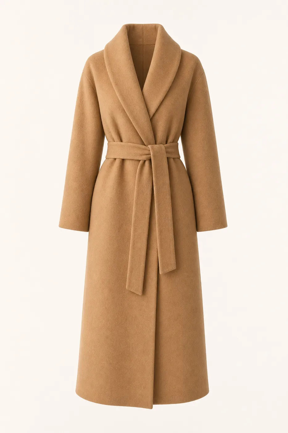 Long Wool-Cashmere Robe Coat N°01 — Iconic
