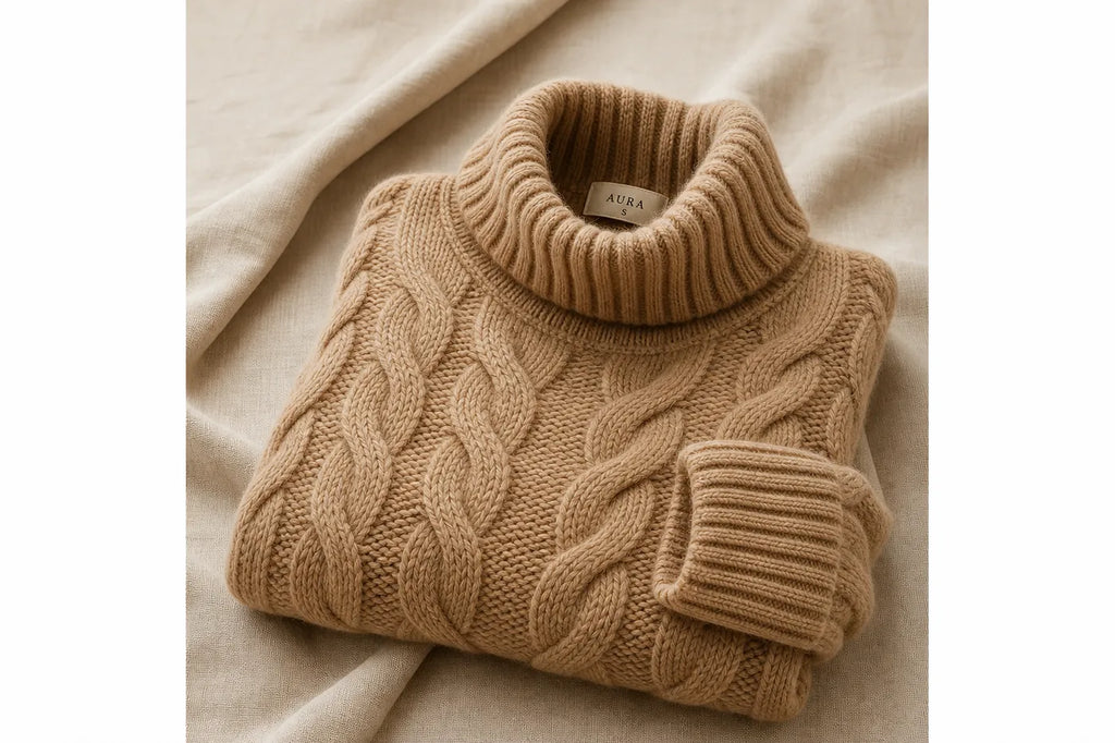 Cable Knit Wool Sweater