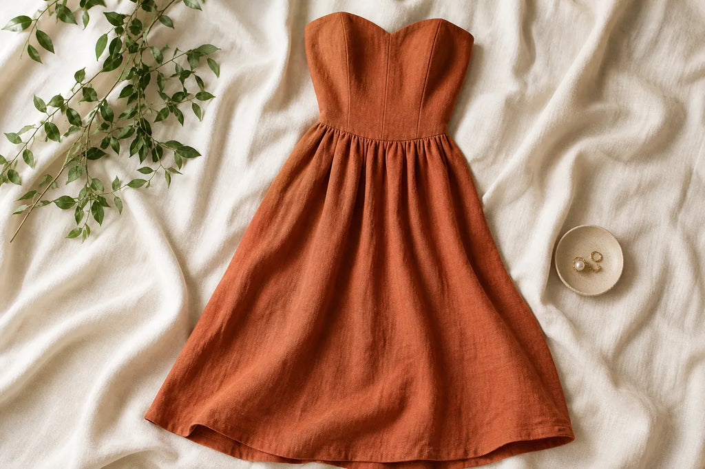 Linen Bustier Dress — Iconic