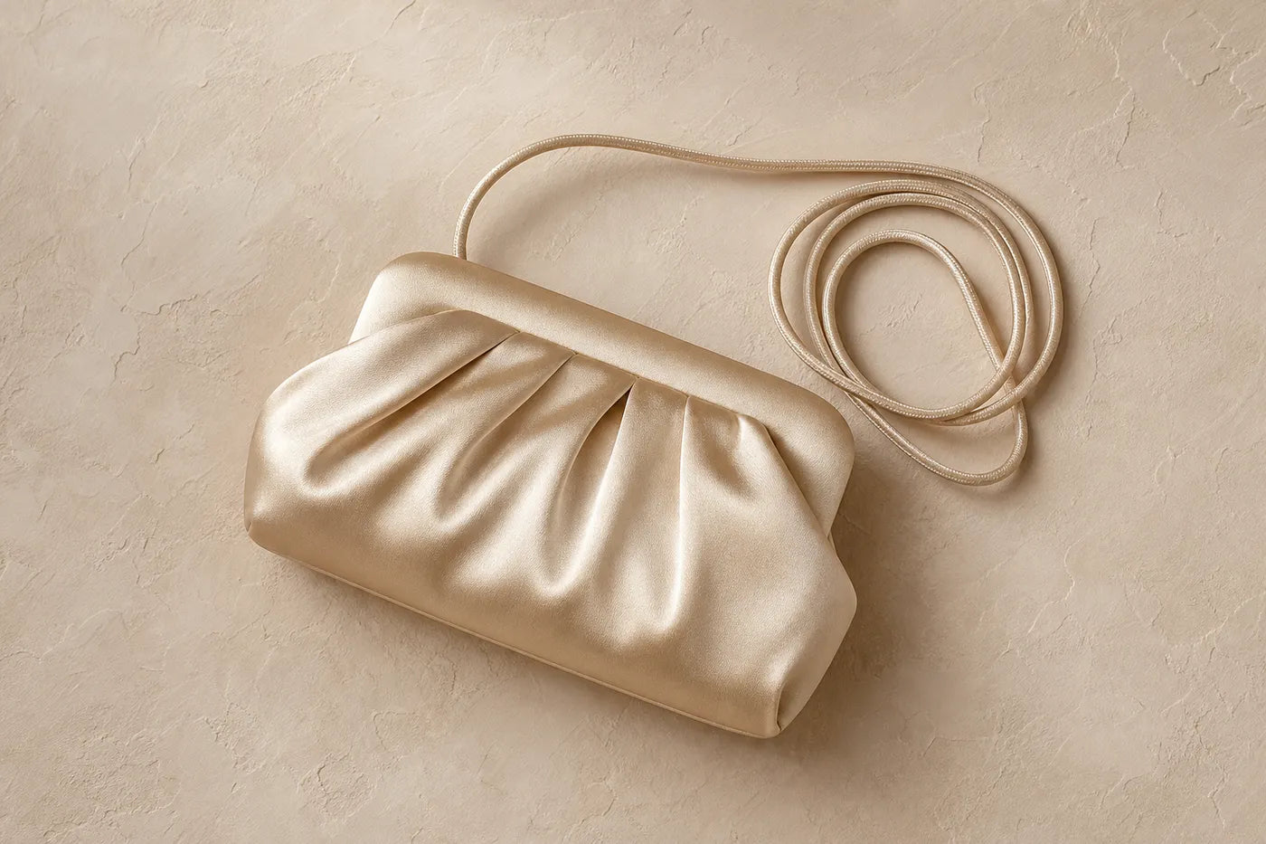 Satin Drawstring Pouch Bag — Iconic