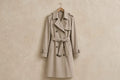 Limited Edition Mid-Length Trench Coat in Flowing Gabardine