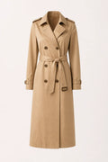 Long Coated Cotton Trench Muse — Iconic