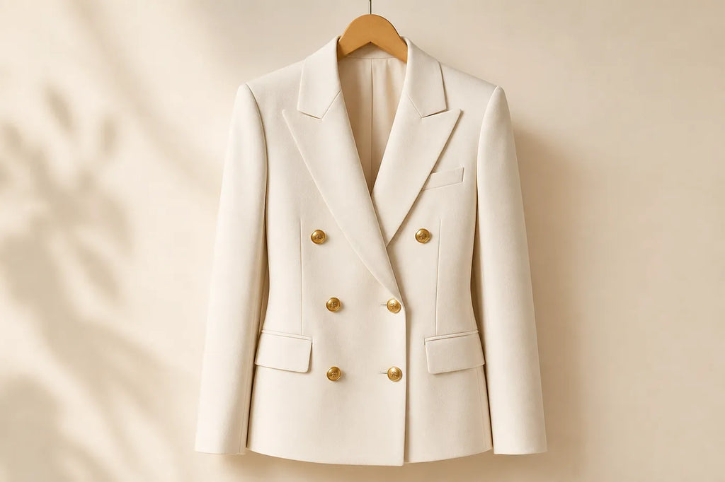 Essential Fitted Double-Breasted Jacket Edition